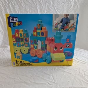 Mega Bloks Alphabet Train - Colorful Learning Blocks